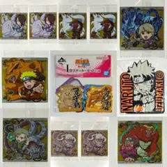 【NARUTO】《人柱力｜尾獣》くじ シール｜ウエハース ステッカー｜コースター
