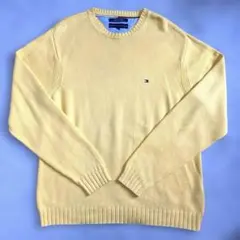 TOMMY HILFIGER 黄色ニット M