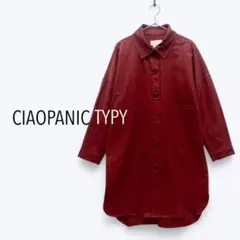 ！ CIAOPANIC TYPY デニムコート 赤 綿100% 秋冬のサムネイル
