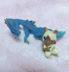 【希少】 モンスターハンター ラギアクルス アイルー ミニフィギュア