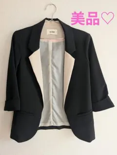 snidel♡バイカラー テーラードジャケット