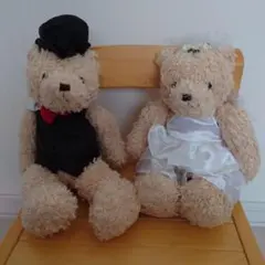 ウェディングベア ぬいぐるみ ペアセット