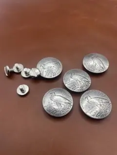 イーグルコンチョ　5個セット　ネジ式　　　　　20mm