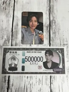 J-HOPE EXHIBITION 来場者特典フォトカードとライブ配布品