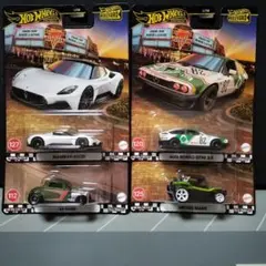 ホットウィール プレミアム ブールバード 4台セット