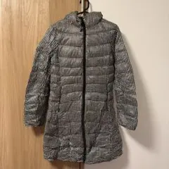 未使用 UNIQLO ウルトラライトダウン 千鳥格子 ポーチ付き