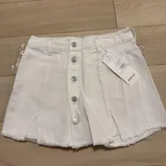 エゴイスト/インナー付き フロントボタン デニムスカート