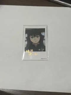 鬼滅の刃 ランダムチェキ風ブロマイド 時透無一郎 箔押し 柱カフェ