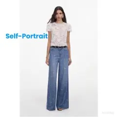 ✳️人気新作 新品SelfPortrait 花柄レースブラウス - メルカリ