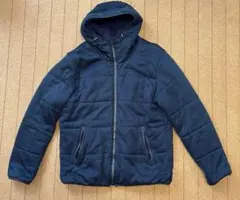 ダウンパーカーコート［UNIQLO］ネイビー【ワンオーナー古着】