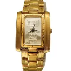 CREDIT SUISSE クレディスイスGOLD クォーツ腕時計 ウォッチ Yahoo!オークション -「credit suisse 時計」の落札相場・落札価格