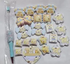 キャラクタービーズセットカスタムボールペン対応ビーズ　韓国diy