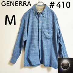 ＃410 90s 古着　GENERRA ボタンダウンシャツ　メンズ　シャツ　長袖のサムネイル
