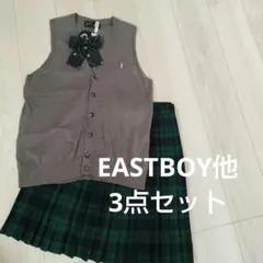 EASTBOY他3点セット プリーツミニスカート　グリーン系