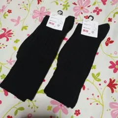 ユニクロ 新品 2セット ソックス UNIQLO ブラック 25-27cm