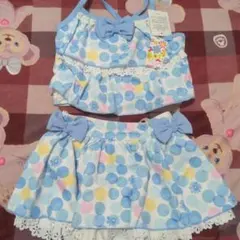 新品　130センチ　カラフル水玉模様　水着　セパレート