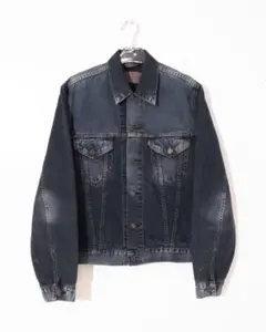 ユーロ リーバイス 70500 デニム トラッカージャケット フェード ネイビー