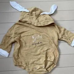 SNOOPY 耳付き ロンパース　70