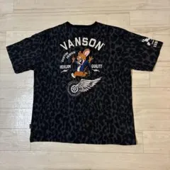 VANSON ×トムとジェリー 　　バックプリントTシャツXXL 刺繍のサムネイル