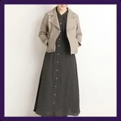 ★送料無料★ラムレザー✨SLOBE IENA　羊革 レザー ダブル ライダース