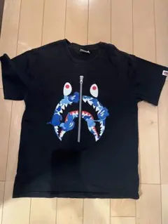 A BATHING APE シャーク Tシャツ ブラック M