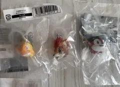 プロ野球マスコット めじるしアクセサリー3種セット　バファローブル　ハリーホーク