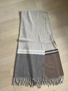 BEGG & CO ストライプウールストール