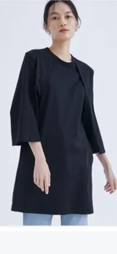 CLANE PADDED SATIN TOPS 1 オーバーサイズ ネイビー - メルカリ