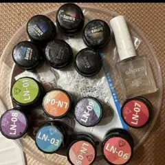 【まとめ売り】　シール　ジェルネイル　セルフ　ネオンカラー　オーロラ　マグネット