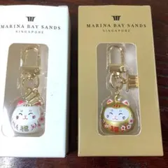 【開運】シンガポール マリーナベイサンズ 水琴鈴 招き猫 金 銀 非売品 水琴窟 2026年最新】マリーナベイサンズ キーホルダーの人気アイテム - メルカリ