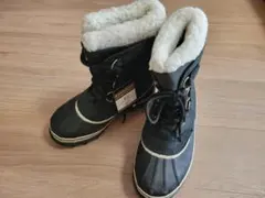【新品未使用】24cm SOREL ソレル カリブー スノーブーツ ブラック