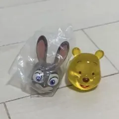 【新品未使用】ディズニーキャラクター　ファッションリングコレクション 2点