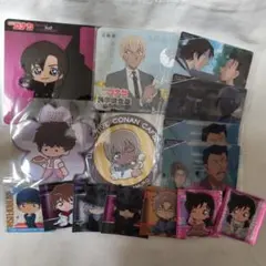名探偵コナン　カフェ　コースター グミ　イタジャガ　ステッカー　等　まとめ売り