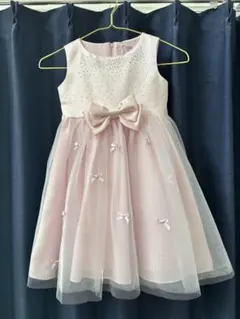 値下げ!!motherways キッズドレス ピンク 美品のサムネイル