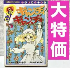 キャンディキャンディ　黒文字統一全巻セット　並下A　いがらしゆみこ　水木杏子 キャンディキャンディ 黒文字統一 未巻ジャンクセット いがらしゆみこ