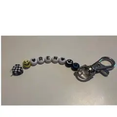 King & Prince 永瀬廉　ビーズストラップ　ビーズキーホルダー