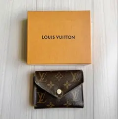 Louis Vuitton ダミエパターン 二つ折り財布 ブラウン - メルカリ