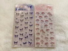 DAISO ぷくっとシール マイメロ クロミ