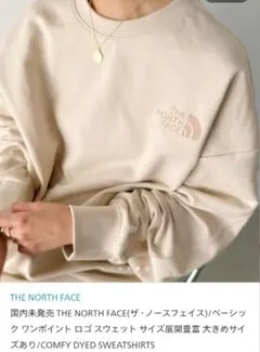 国内未発売 THE NORTH FACE/ ワンポイント ロゴ スウェット