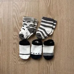 5足まとめ売り　ベビーソックス ベビーくつ下　約9-13㎝