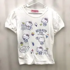 Hello Kitty 女の子 子供服 Tシャツキティ 130cm【b1427】