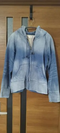 スコットクラブ　ヤマダヤ Mansart デニムブルー風 フード付きパーカー