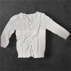 rebecca taylor カーディガン ホワイト 七分袖のサムネイル