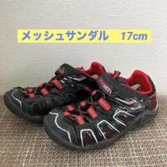 マリンシューズ ブラック/レッド 17cm