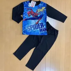 スパイダーマン　パジャマ　長袖　年中素材　薄手　男の子　マーベル　120cm