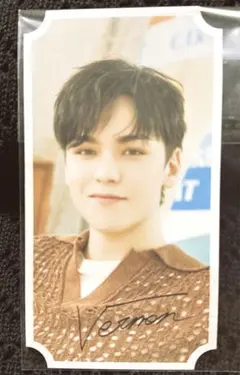 seventeen cafe セブチカフェ　入場者特典　バーノン