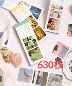 海外製　ステッカー　シール　コラージュ　ペーパー