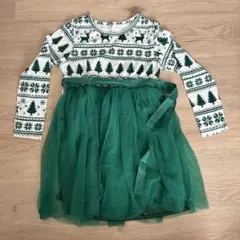 SHEIN クリスマス柄 ワンピース 7Y