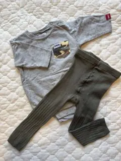 【セット売り】EDWIN ベビー用　ロンパース　タイツ　70センチ