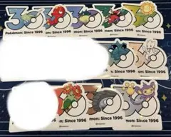 2000年】ポケモン金銀 公式イラストステッカー 劇場版アートボード